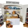 Doll Furniture The Queen's Treasures | Ships March 2024! Little House On The Prairie 18 Inch Doll Oleson'S Mercantile Play Set