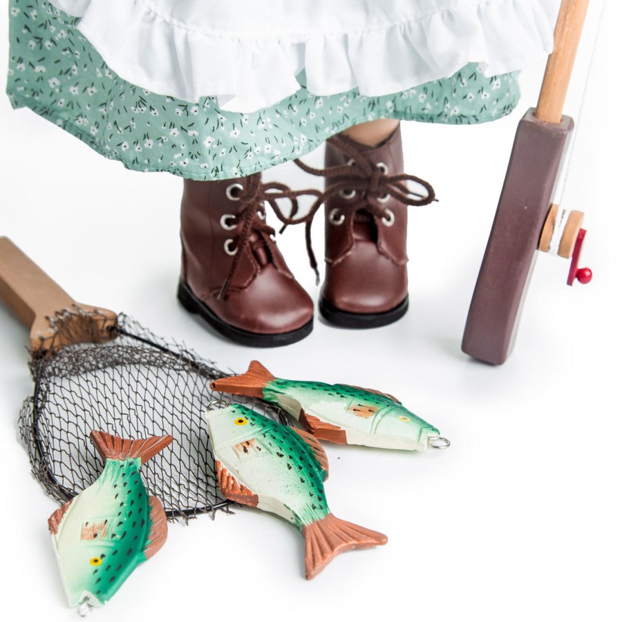 Doll Accessories The Queen's Treasures | American Fishing Adventure Set For 18" Girl Or Boy Doll Accessories