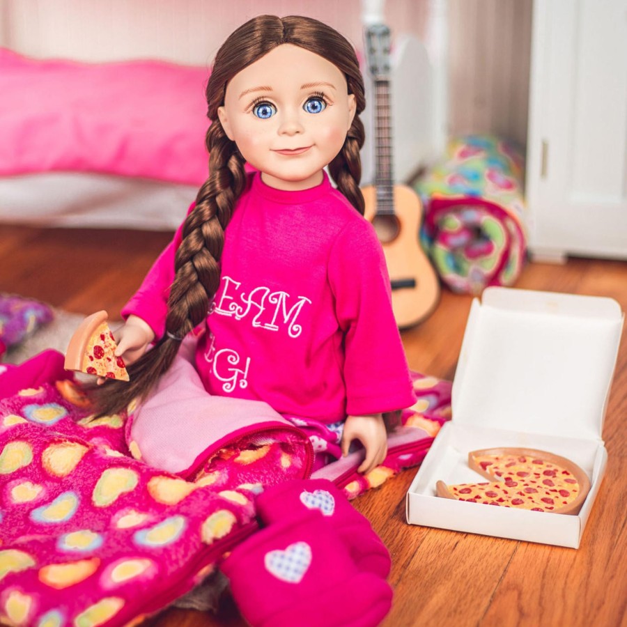 Combos The Queen's Treasures | Ships January 2024! 4 Piece Sleepover With Pizza For 18" Dolls