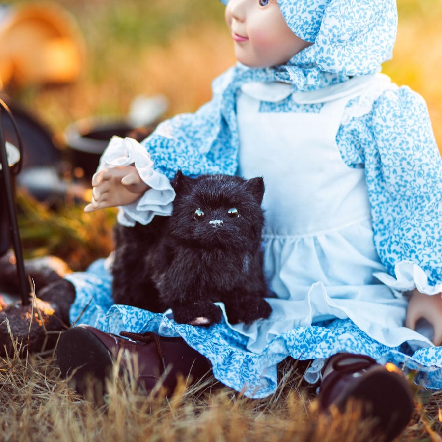 Doll Accessories The Queen's Treasures | Little House On The Prairie "Black Susan" Kitty, Pet Accessory Sized For 18 Inch Doll