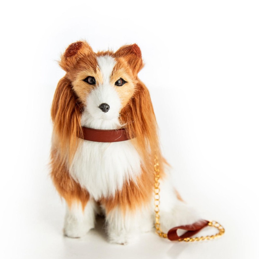 Doll Accessories The Queen's Treasures | Collie Puppy Dog Pet, Accessory For 18 Inch Dolls