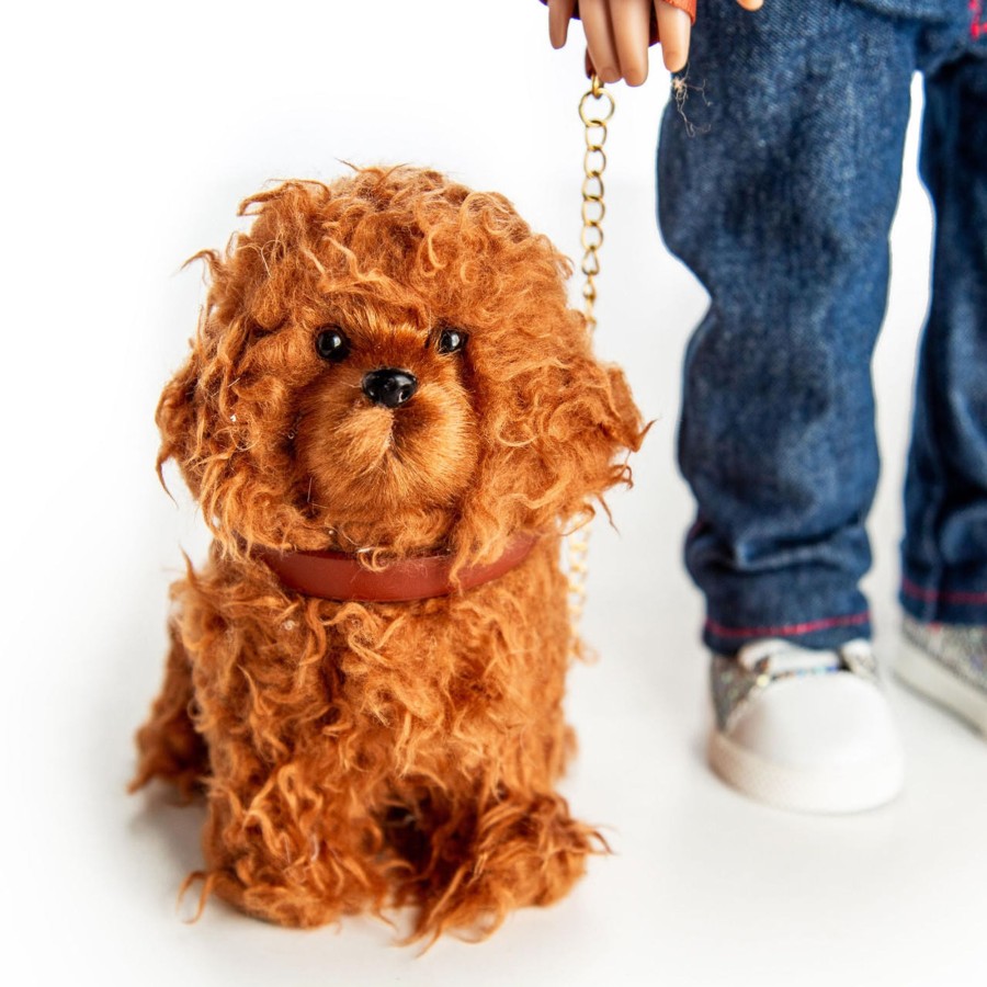 Doll Accessories The Queen's Treasures | Labradoodle Puppy Dog Pet, Accessory For 18 Inch Dolls