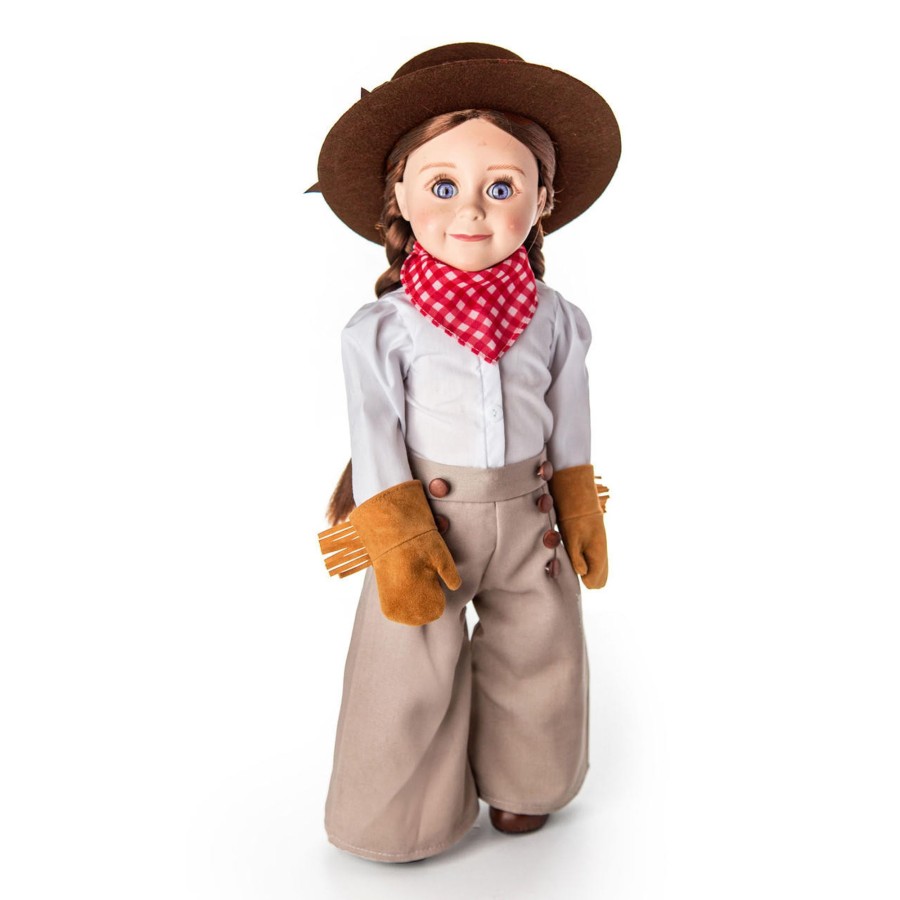 Doll Clothes The Queen's Treasures | Ships March 2024! 8 Piece Frontier Girl Outfit With Hat And Boots For 18 Inch Dolls