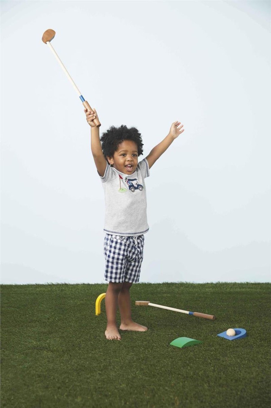 Fun For Tots The Queen's Treasures | Mud Pie 7-Piece Golf Toy Set For Kids