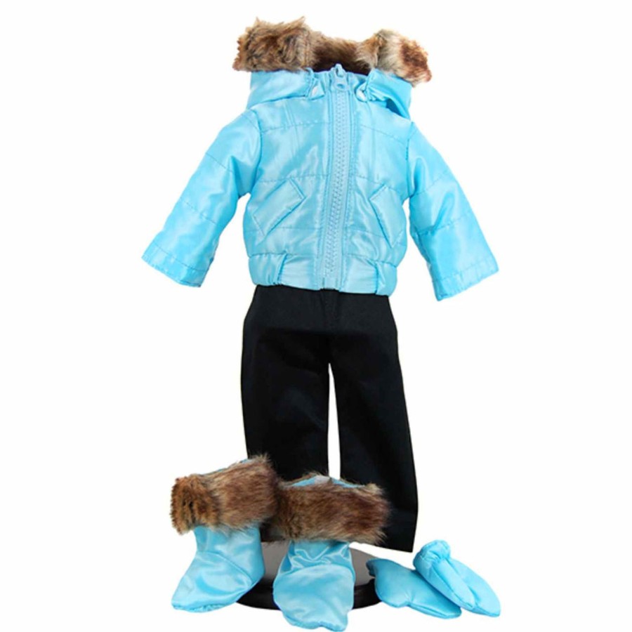 Fun For Tots The Queen's Treasures | Blue Bitty Snow Suit, Clothes For 15 Inch Baby Doll