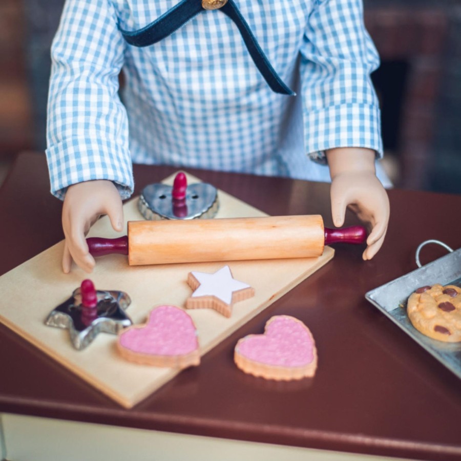 Doll Accessories The Queen's Treasures | 8 Piece Cookie Baking Gift Set With Tools & Cookies, Accessories For 18 Inch Dolls