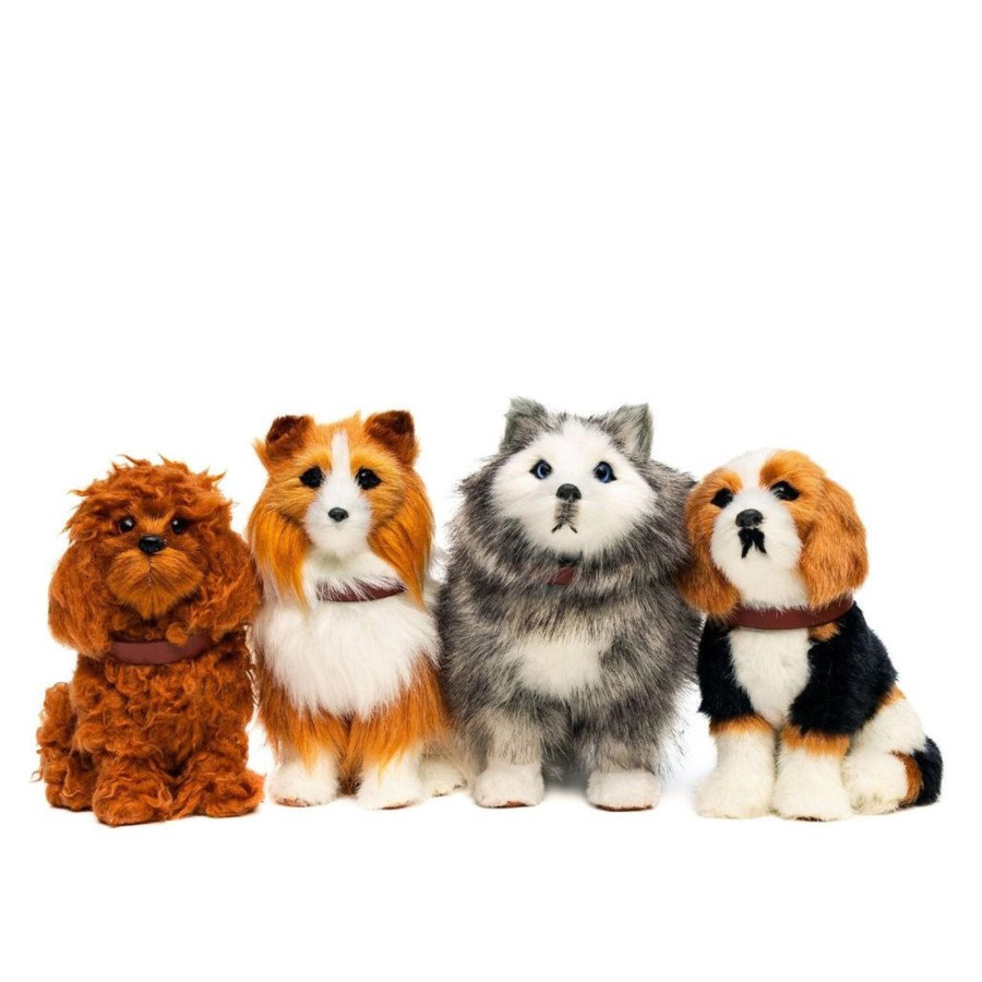 Doll Accessories The Queen's Treasures | Set Of 4 Different Puppy Dog Pets, Accessories For 18 Inch Dolls