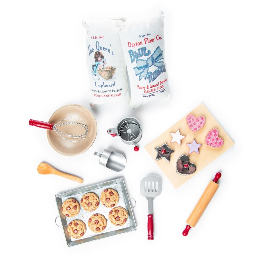 Doll Accessories The Queen's Treasures | 23 Piece Baking Tool Set And Food, Accessories For 18 Inch Dolls