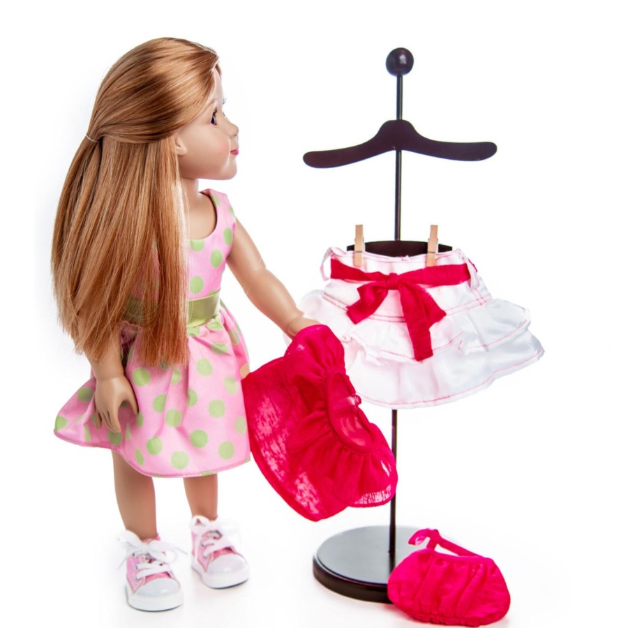 Doll Clothes The Queen's Treasures | 2 Pc Wood Doll Clothing Display Stands For 18 Inch Dolls