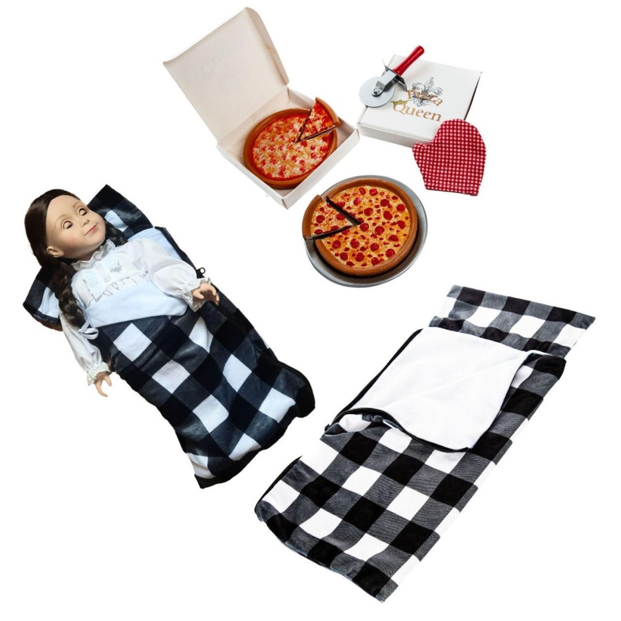 Combos The Queen's Treasures | 11Pc Sleepover And Pizza Party For 18" Dolls