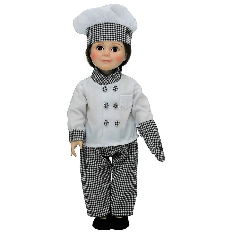 Doll Clothes The Queen's Treasures | 6 Piece Pastry Chef Outfit, Clothes For 18 Inch Dolls